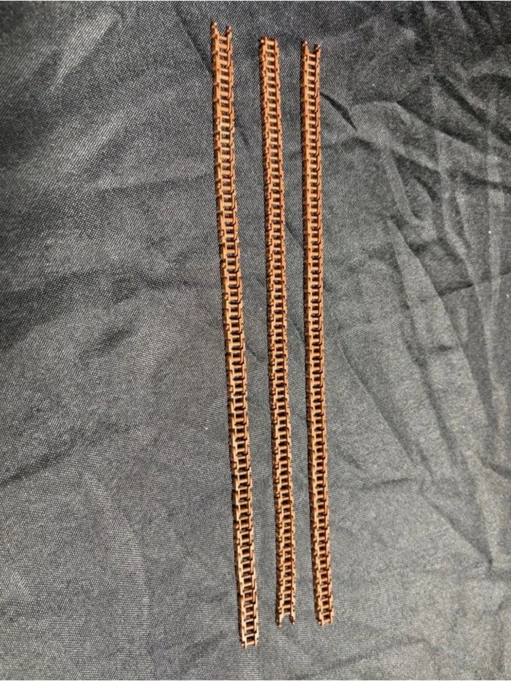 LEGO 119 Pcs Technic Small Reddish Brown Chain Links Track Parts Lot